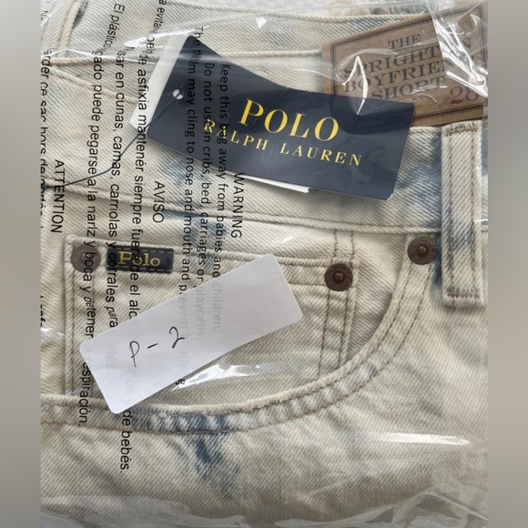POLO Ralph Lauren Boyfriend Jean Shorts size 28 - Picture 6 of 6
